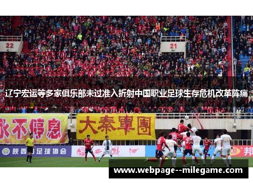 辽宁宏运等多家俱乐部未过准入折射中国职业足球生存危机改革阵痛